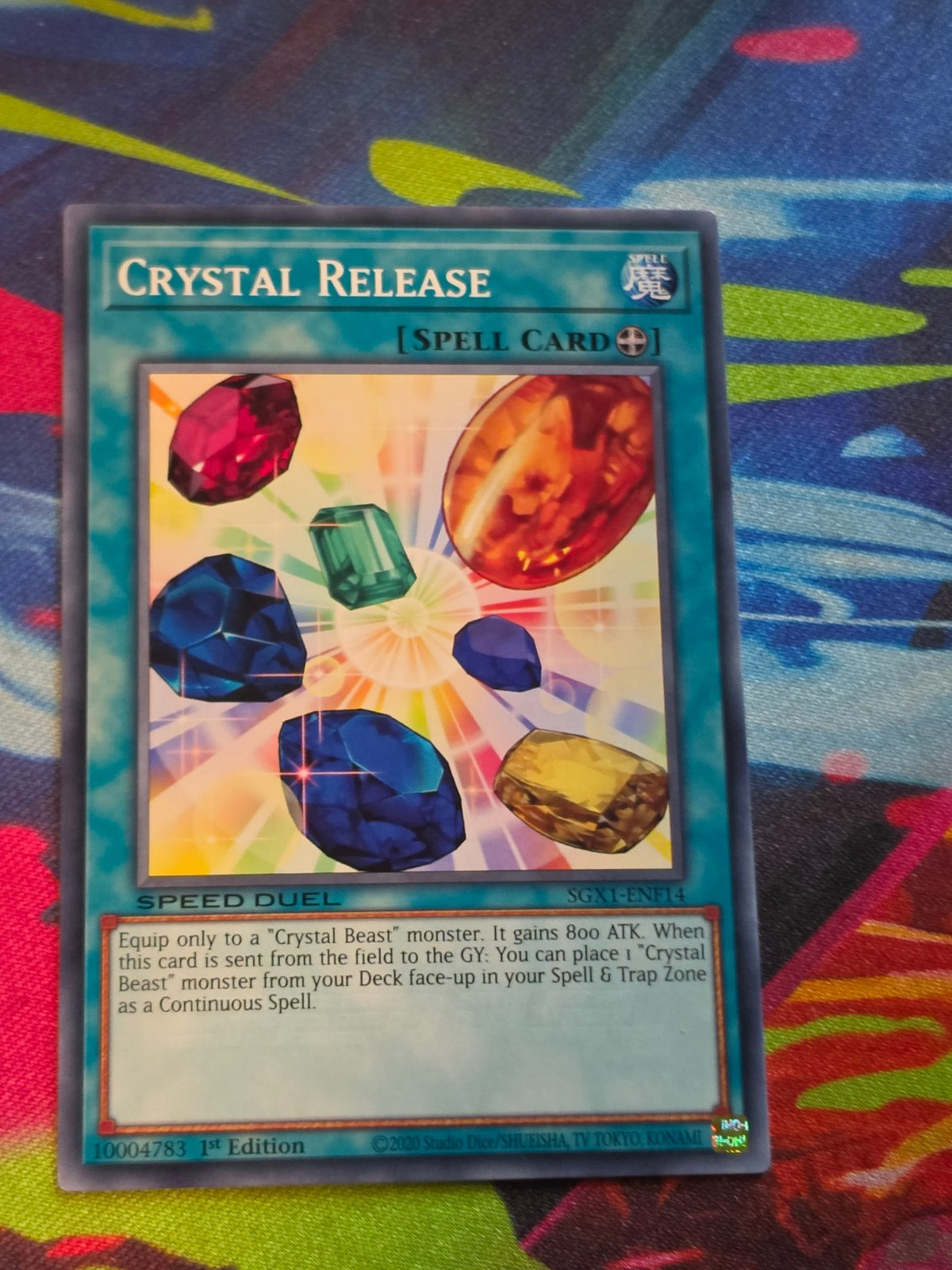 Crystal Release Common Speed Duel GX: Duel Academy Box SGX1-ENF14 1st Edition 1st Edition LP Yu-Gi-Oh!