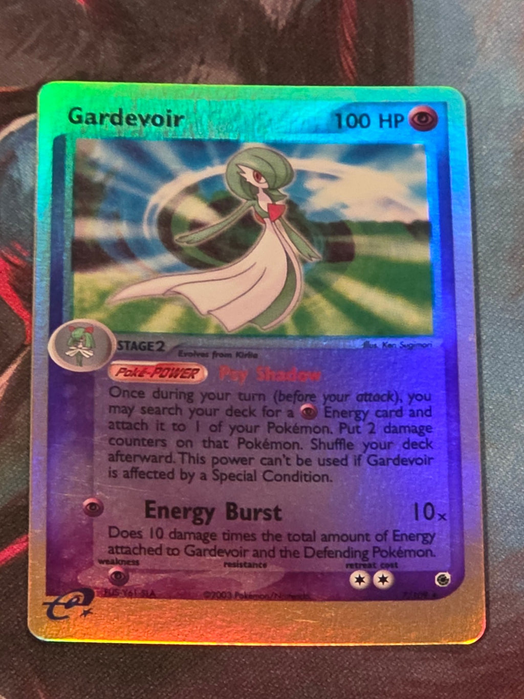Gardevoir Holo Rare Reverse Holo EX Ruby and Sapphire 7/109 NM-/LP+ Pokemon