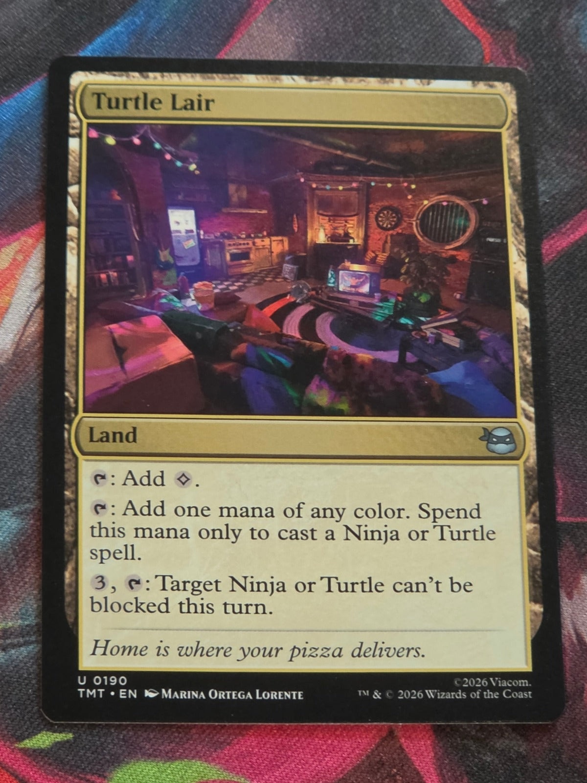 Turtle Lair - 190 - Teenage Mutant Ninja Turtles - U - NM MTG