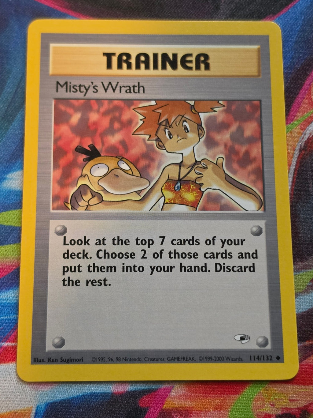Misty's Wrath - 114/132 - Gym Heroes - Uncommon - Unlimited - NM Pokemon
