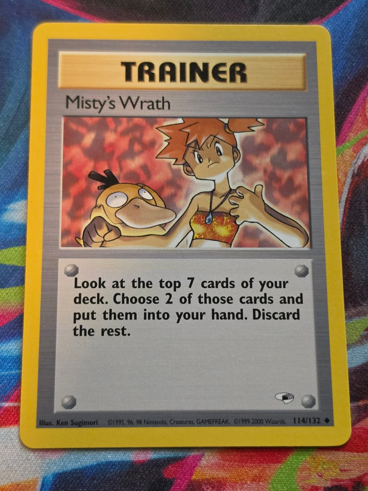 Misty's Wrath - 114/132 - Gym Heroes - Uncommon - Unlimited - NM Pokemon