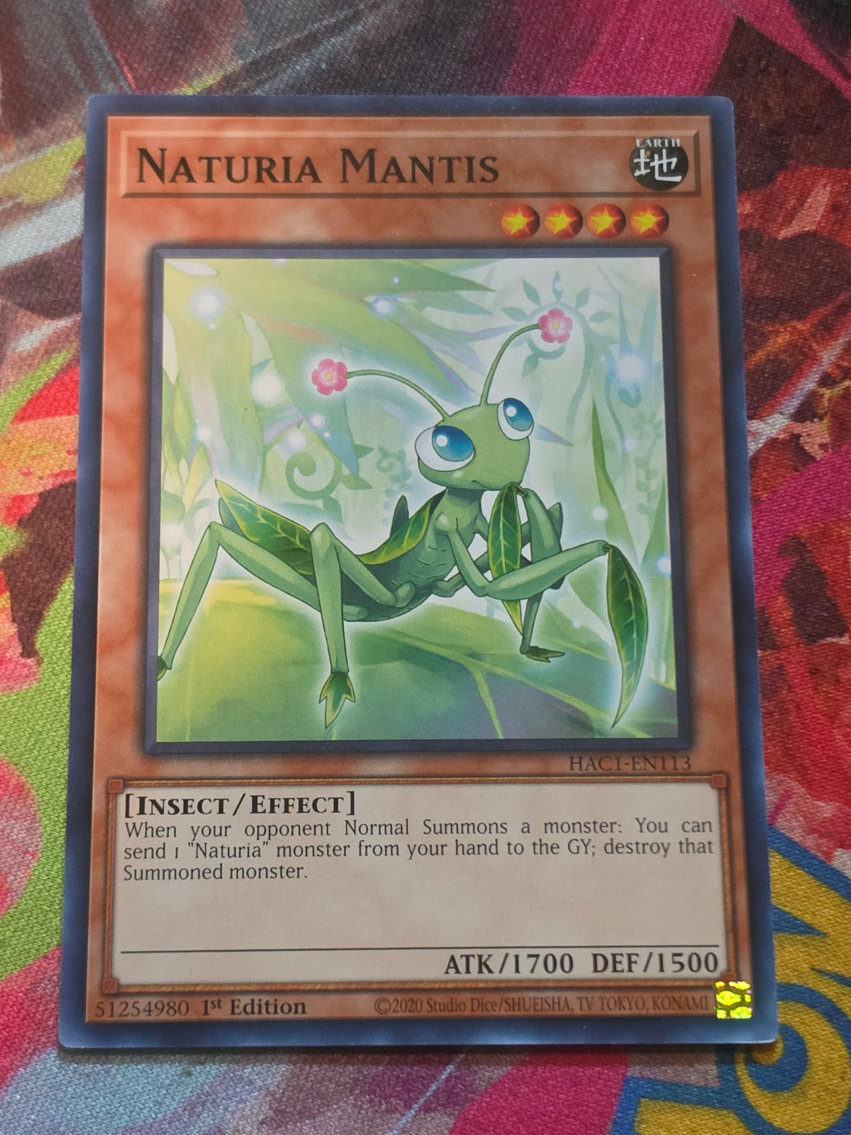Naturia Mantis Common Hidden Arsenal: Chapter 1 HAC1-EN113 LP