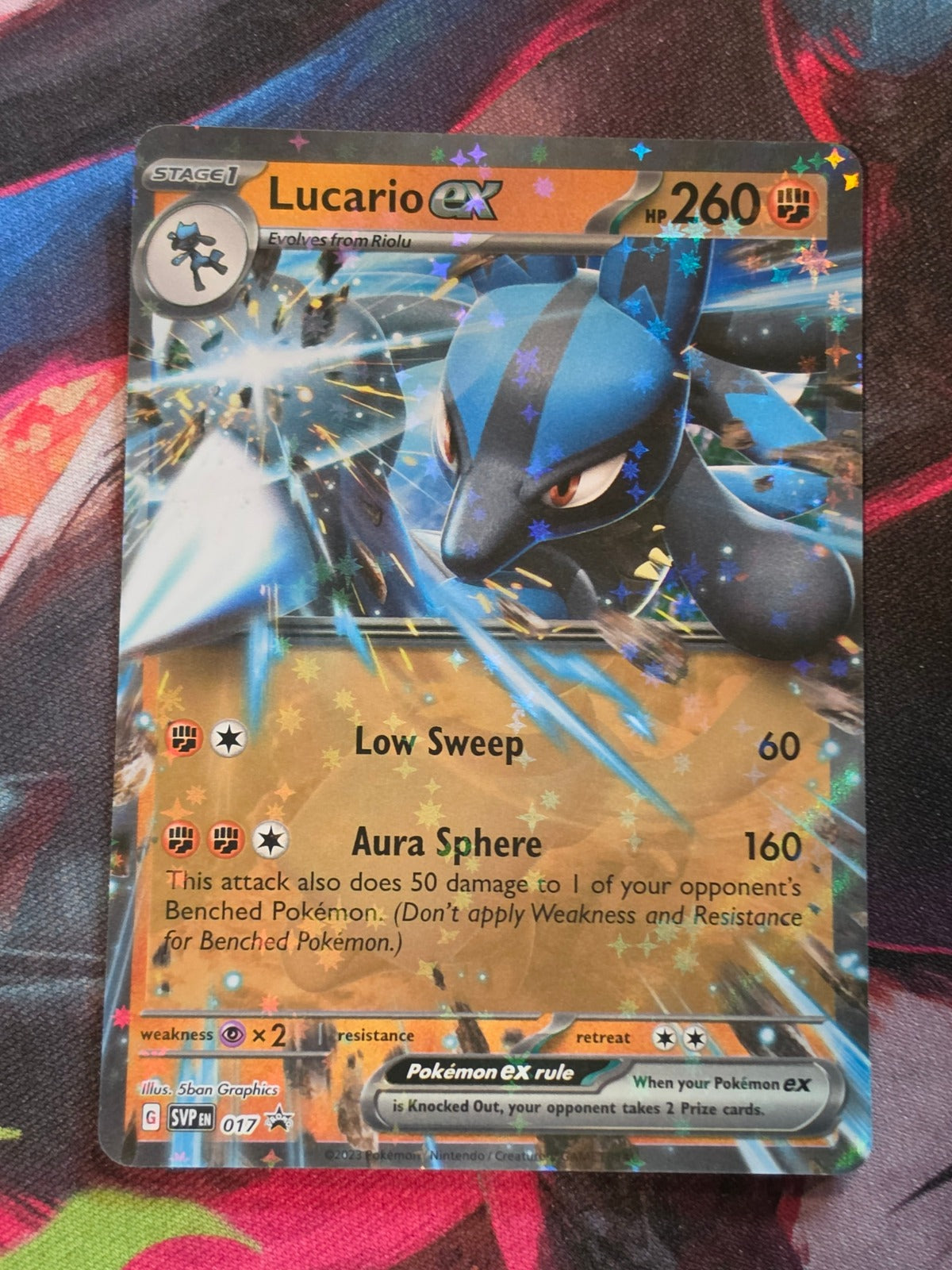 Lucario ex - 017 - SV: Scarlet & Violet Promo Cards - Promo - NM Pokemon