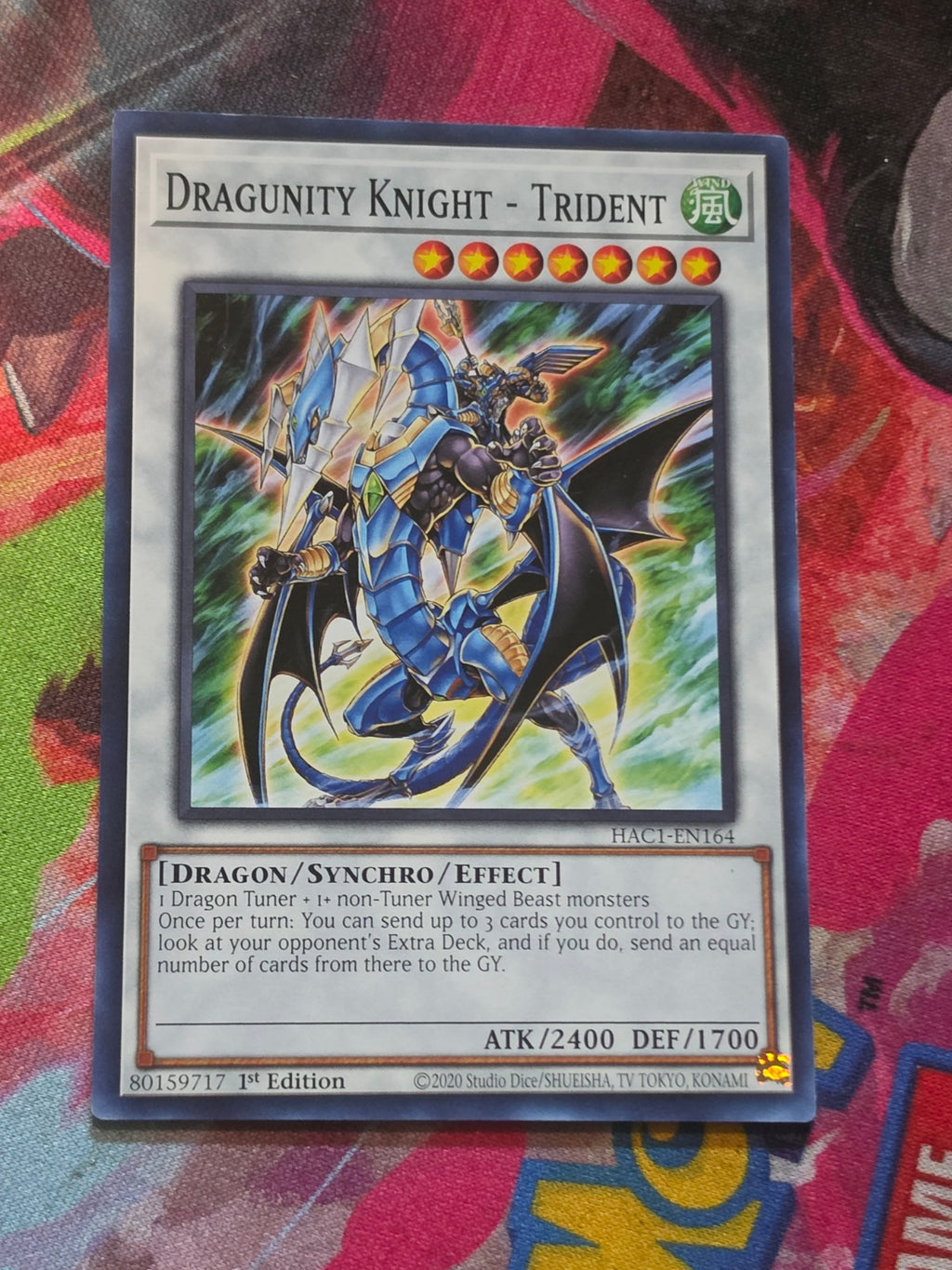 Dragunity Knight - Trident Common Hidden Arsenal: Chapter 1 HAC1-EN164 LP