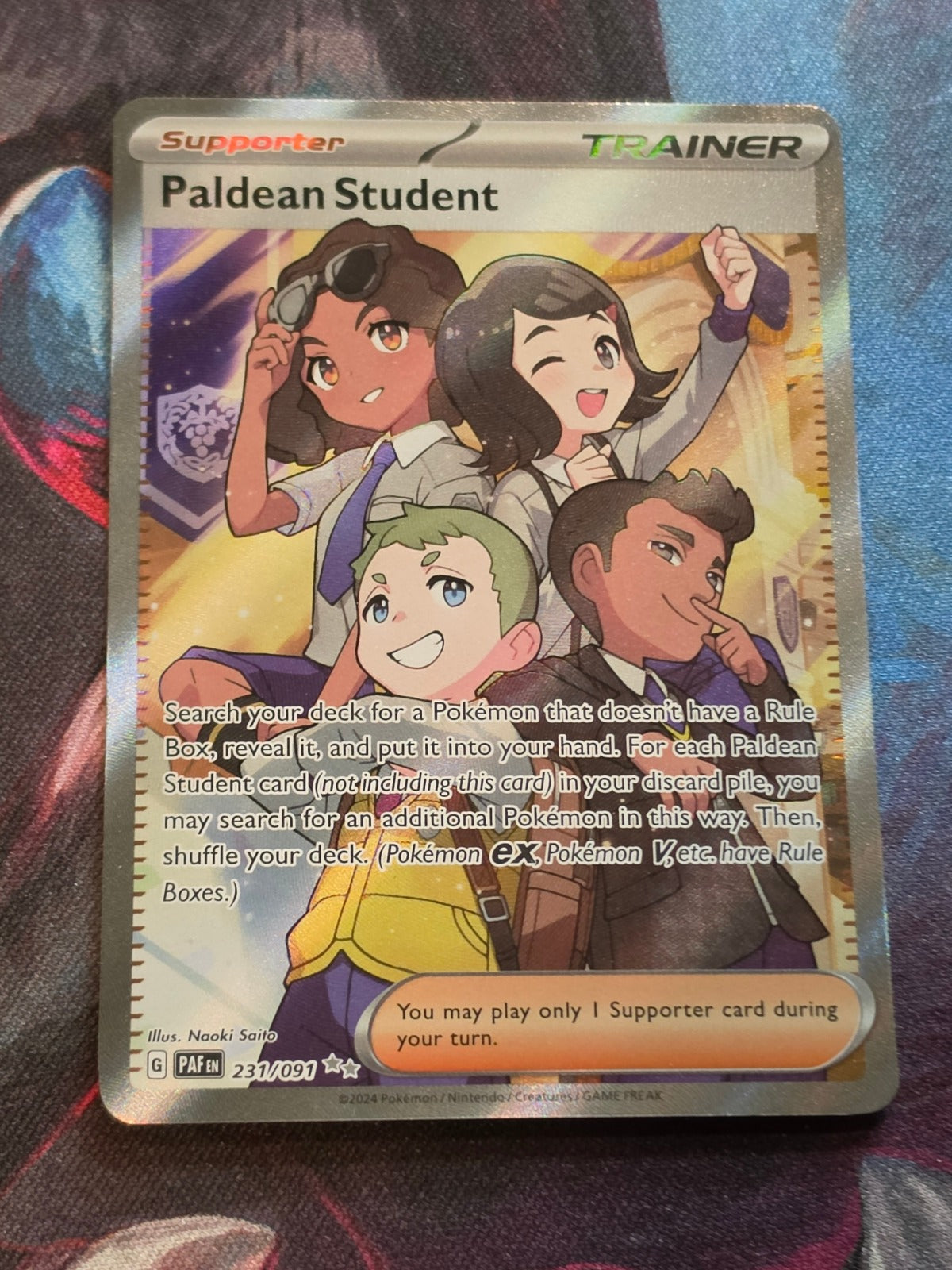 Paldean Student Ultra Rare Paldean Fates 231/091 NM Pokemon