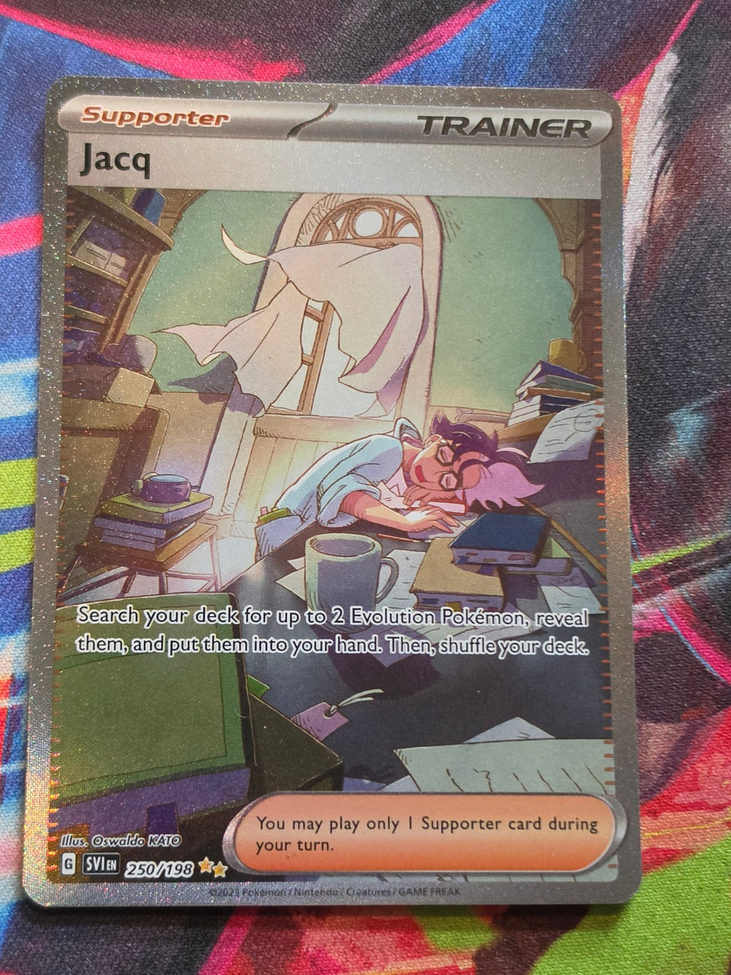 Jacq Special Illustration Rare SV01: Scarlet & Violet Base Set 250/198 NM- Pokemon