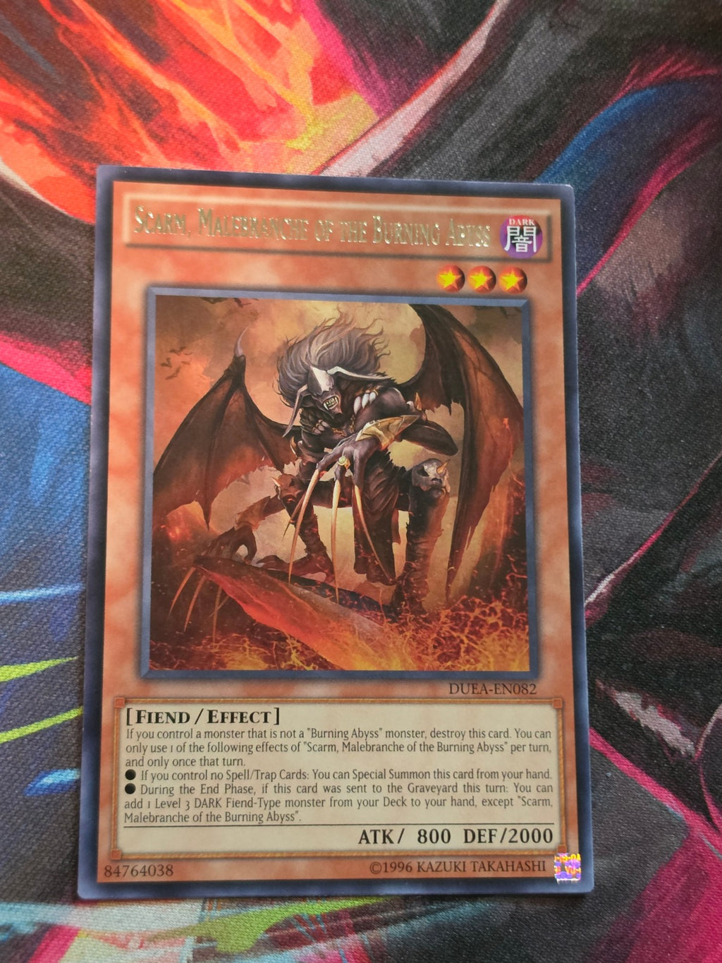 Scarm, Malebranche of the Burning Abyss Rare Duelist Alliance DUEA-EN082 LP