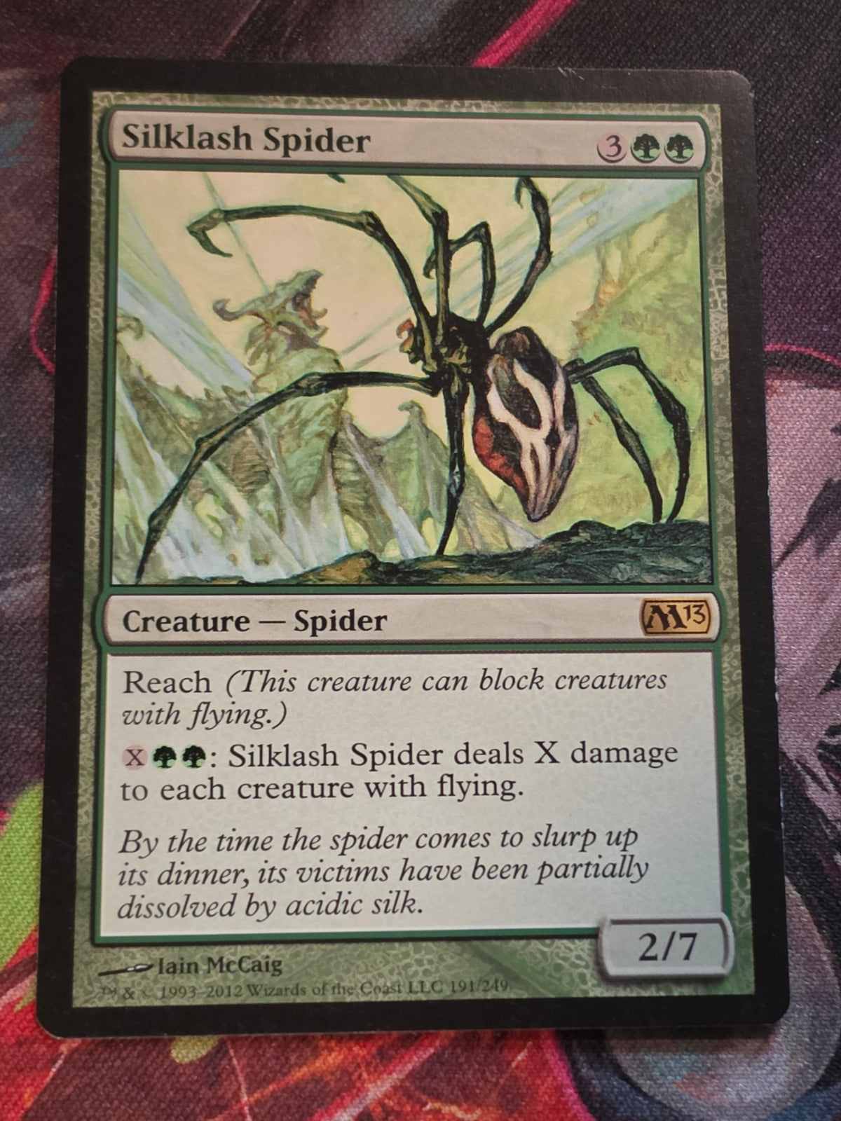 Silklash Spider #191 Magic 2013 (M13) Rare LP MTG