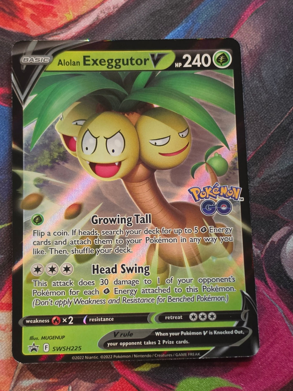 Alolan Exeggutor V - SWSH225 - SWSH: Sword & Shield Promo Cards - Promo - LP Pokemon