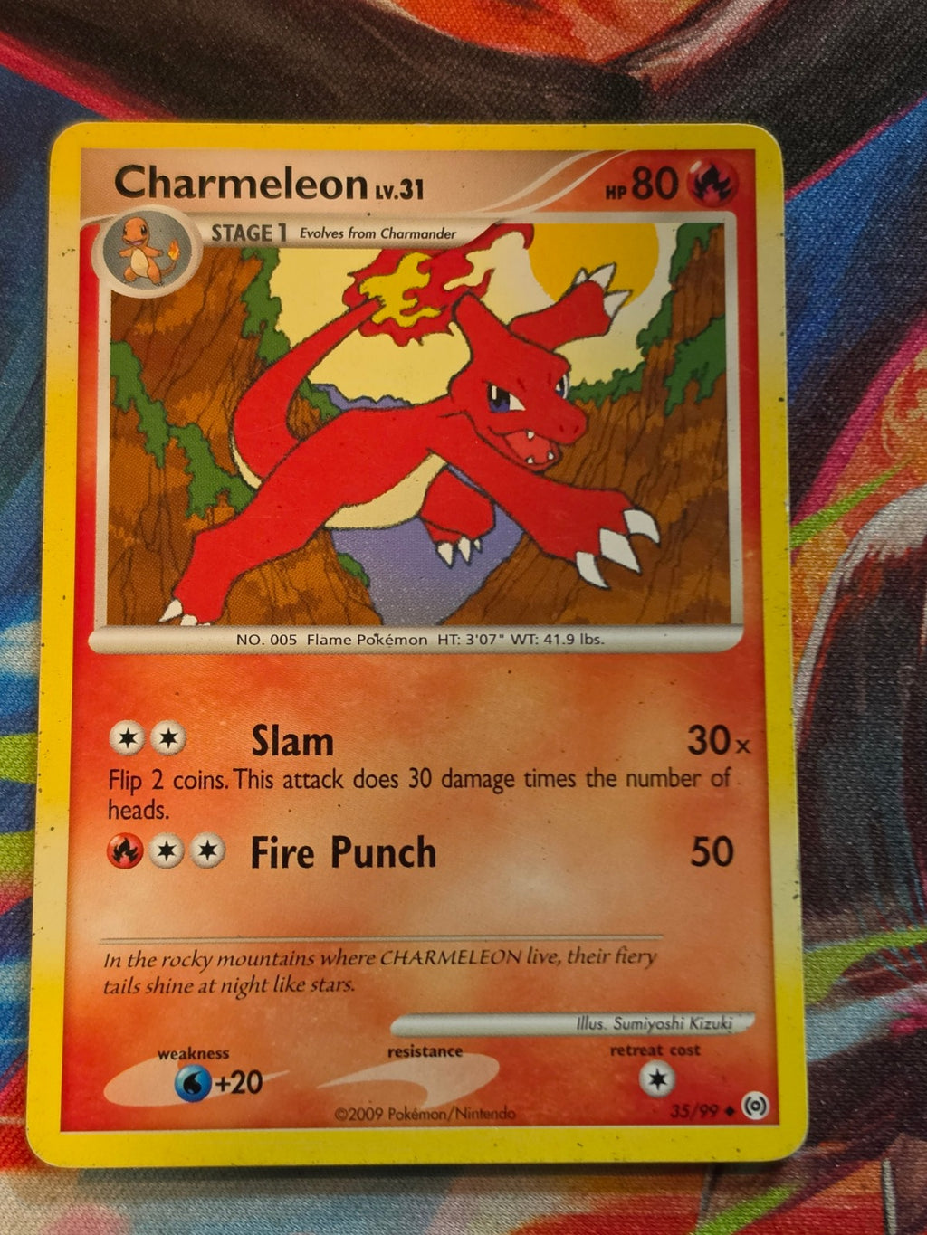 Charmeleon Uncommon Arceus 35/99 MP Pokemon