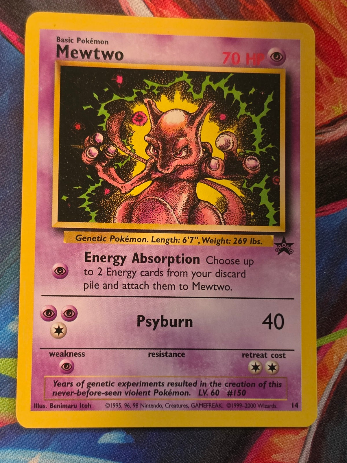 Mewtwo Promo WotC Promo 14/53 LP Pokemon