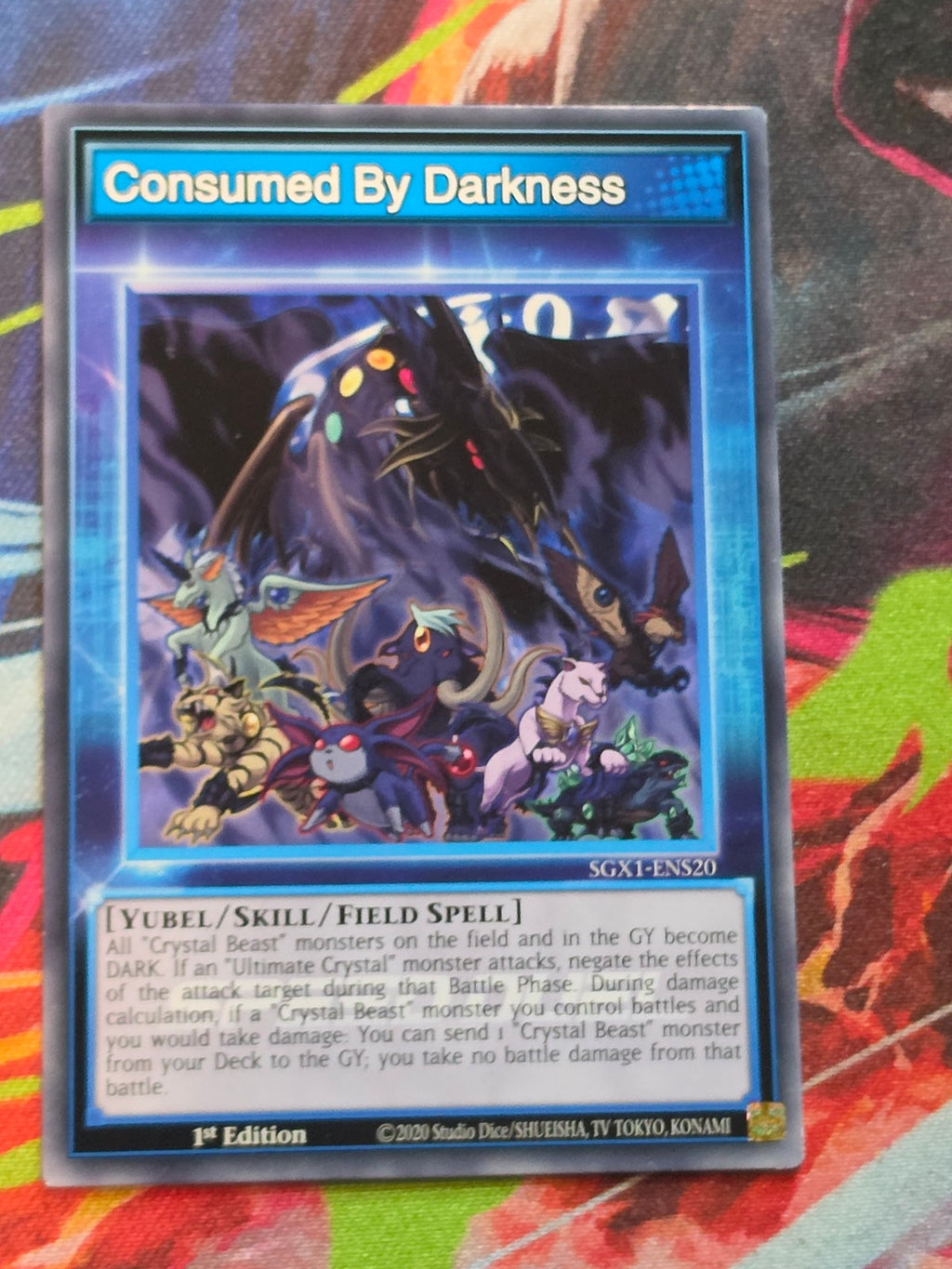 Consumed By Darkness Common Speed Duel GX: Duel Academy Box SGX1-ENS20 1st Edition LP Yu-Gi-Oh!
