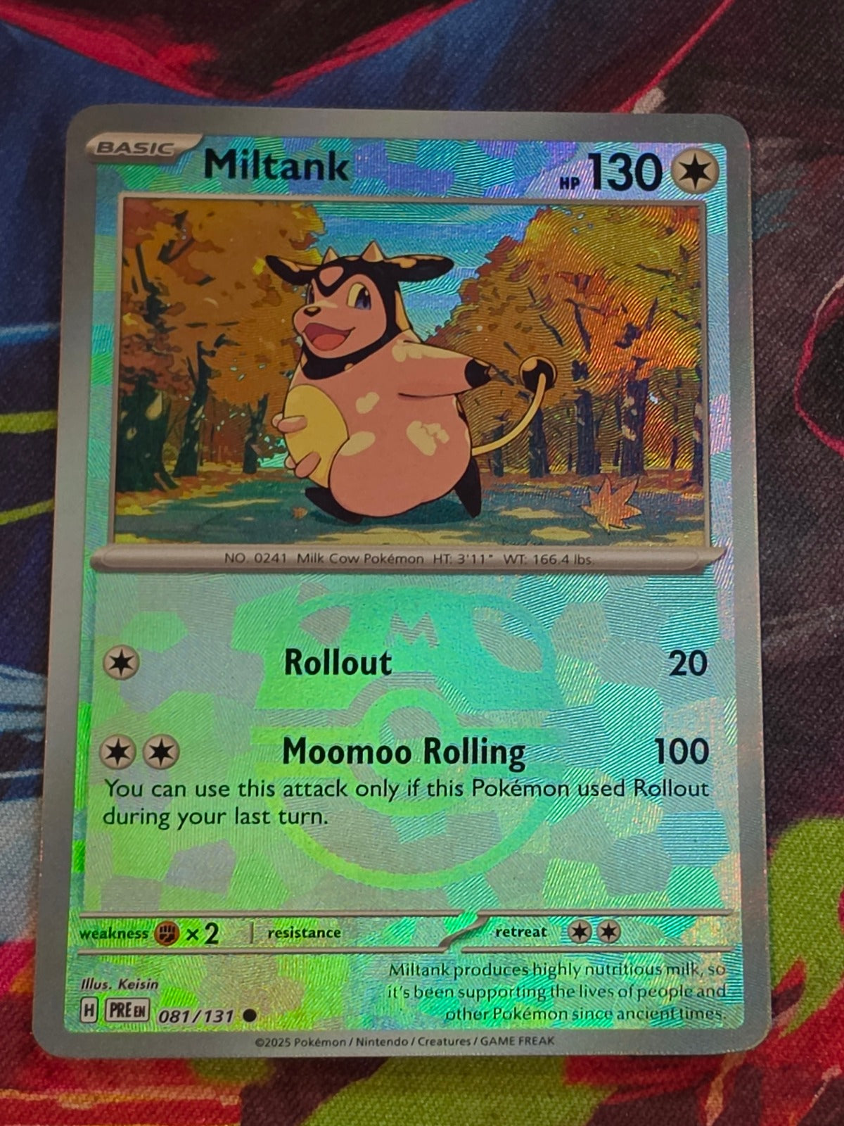 Miltank (Master Ball Pattern) Common SV: Prismatic Evolutions 081/131 NM Pokemon