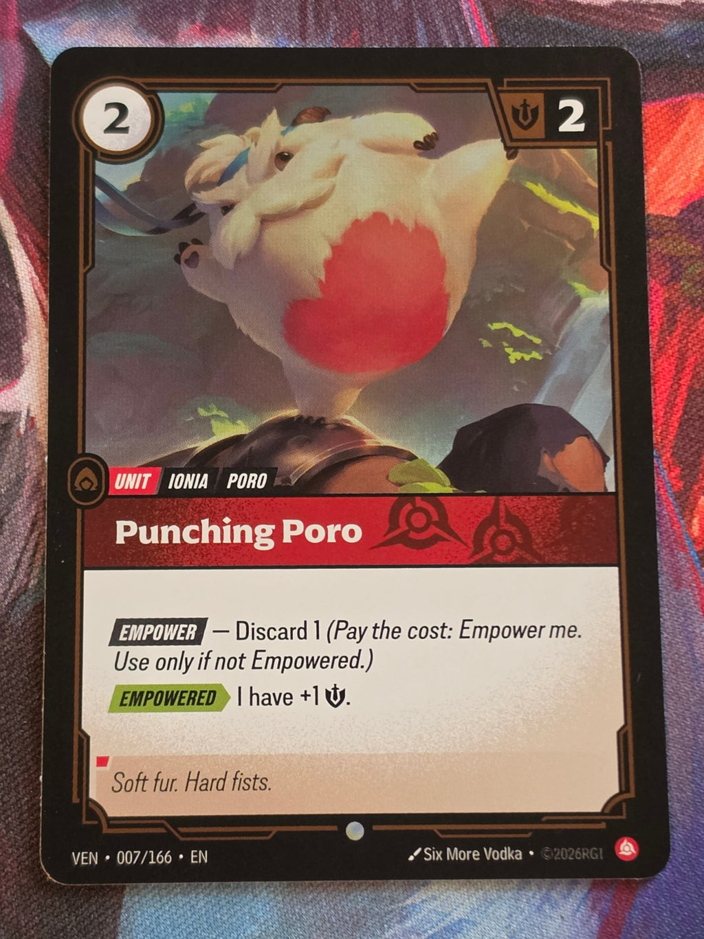 Punching Poro - 007/166 - Vendetta - Common - NM