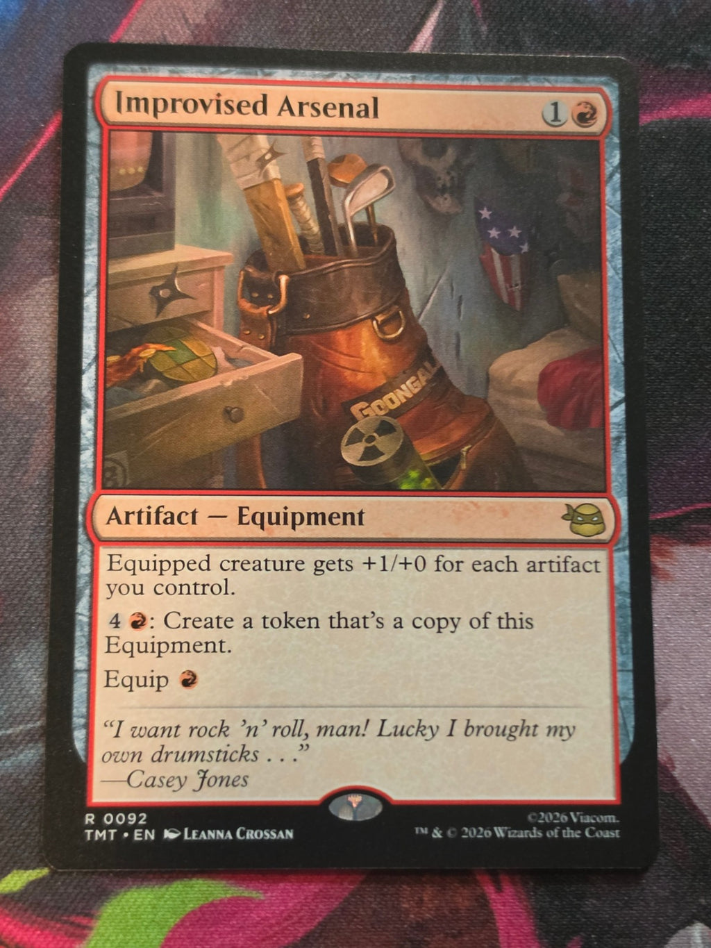 Improvised Arsenal - 92 - Teenage Mutant Ninja Turtles - R - NM MTG
