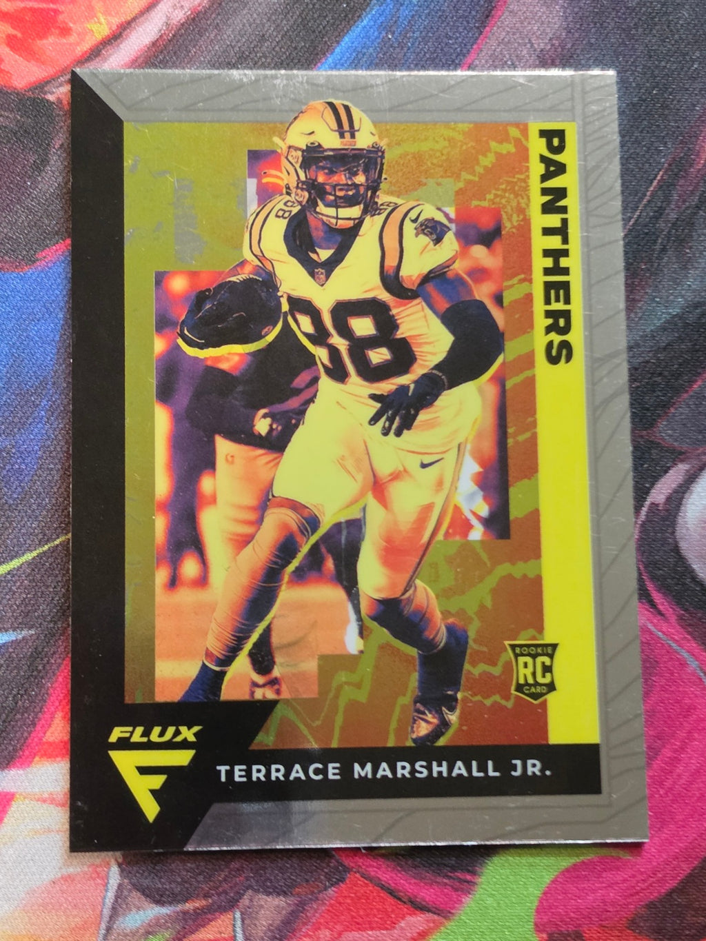 Terrace Marshall Jr. 2021 Panini Chronicles - Flux Rookies FX-16 NM Football