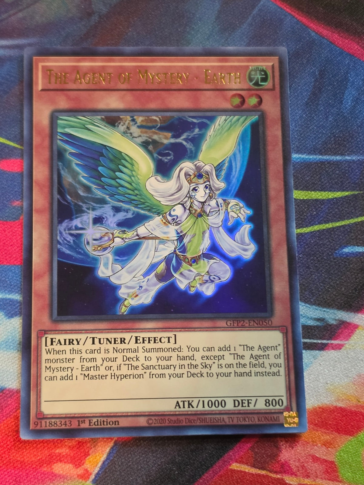 The Agent of Mystery - Earth Ultra Rare Ghosts From the Past: The 2nd Haunting GFP2-EN050 LP