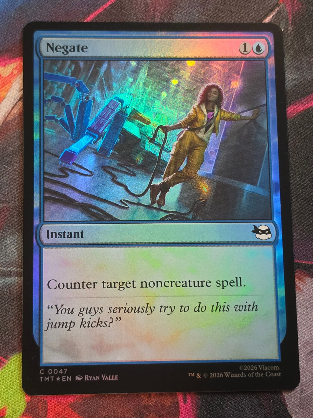 Negate - 47 - Teenage Mutant Ninja Turtles - C - Foil - NM MTG