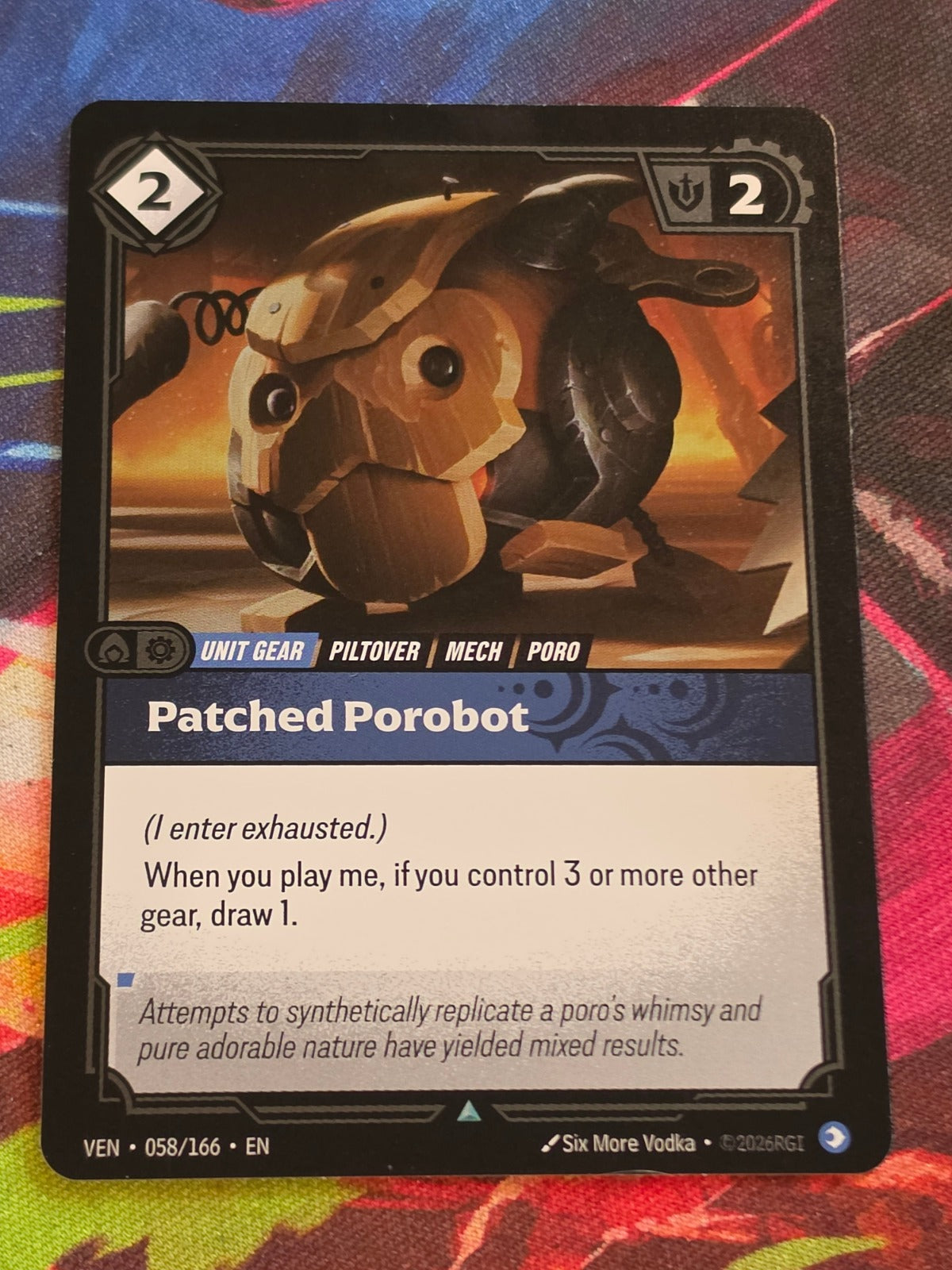 Patched Porobot - 058/166 - Vendetta - Uncommon - NM