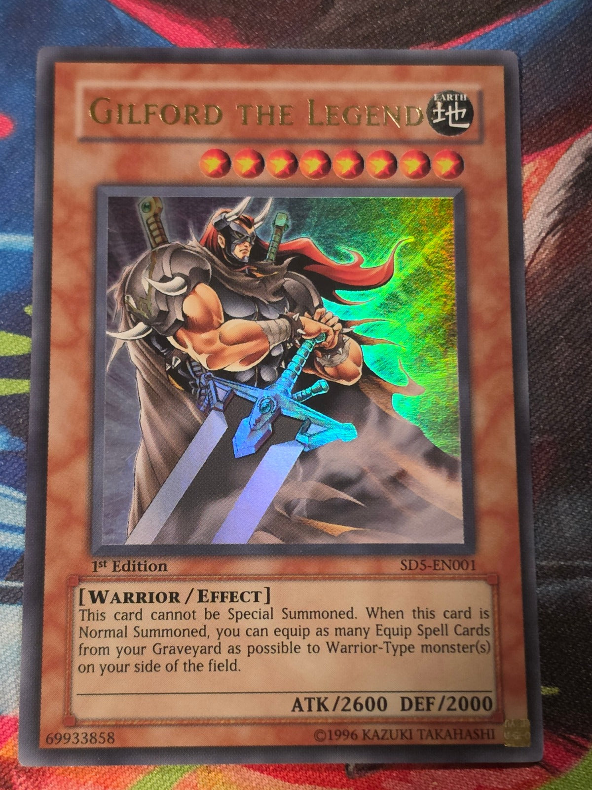 Gilford the Legend Ultra Rare Structure Deck: Warrior's Triumph SD5-EN001 LP