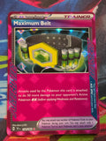 Maximum Belt ACE SPEC Rare SV05: Temporal Forces 154/162 NM Pokemon