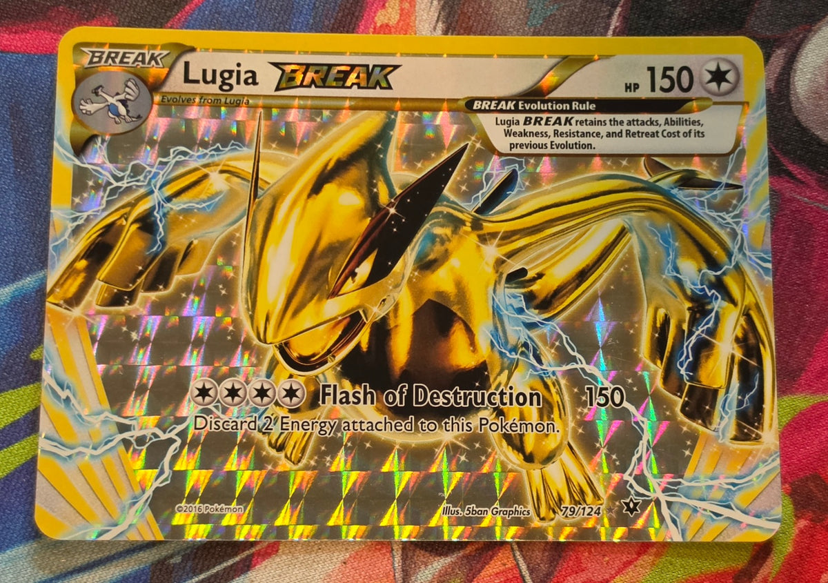 Lugia BREAK Rare BREAK XY - Fates Collide 79/124 NM- Pokemon