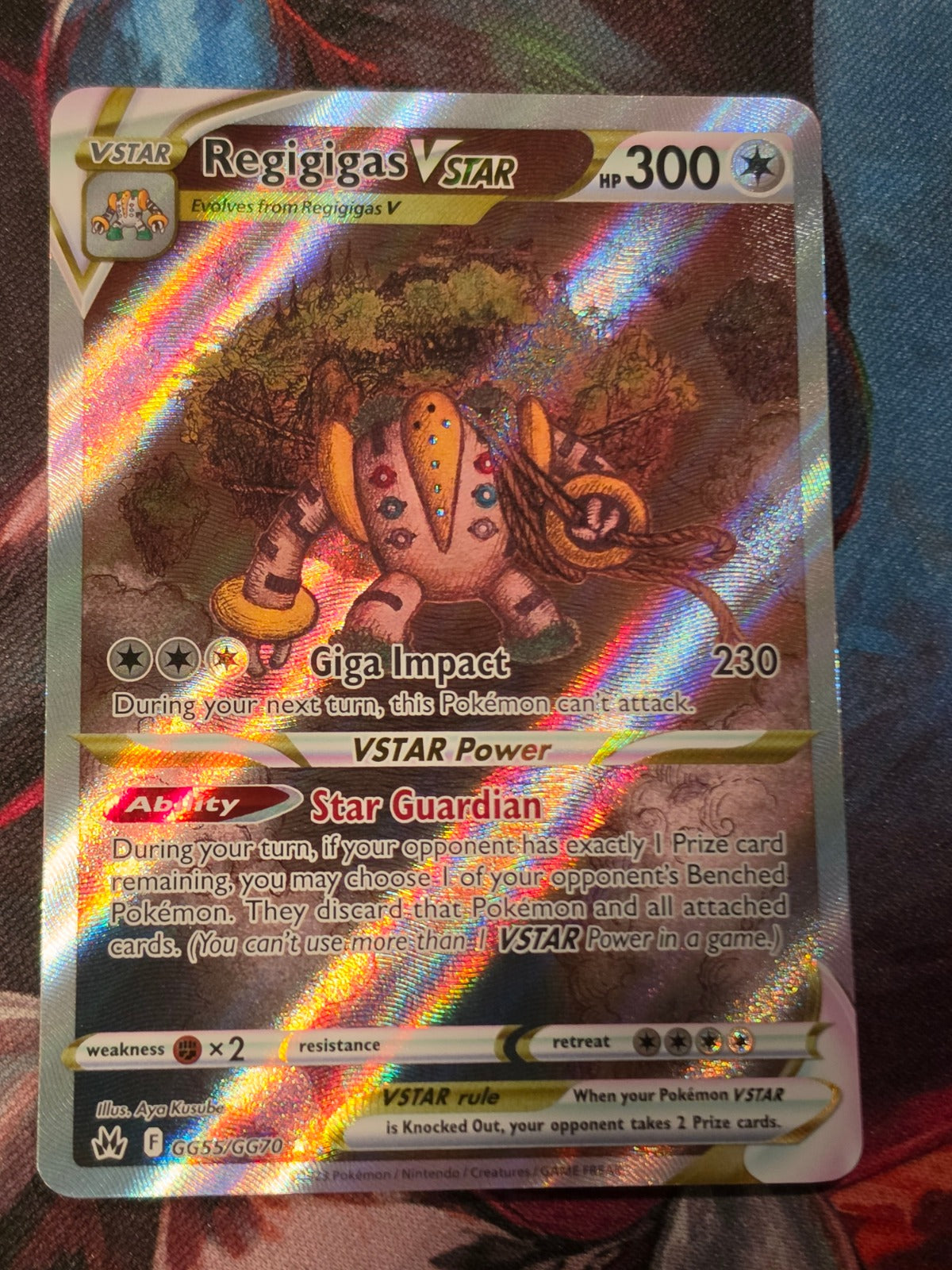 Regigigas VSTAR Ultra Rare Crown Zenith Galarian Gallery GG55/GG70 NM Pokemon