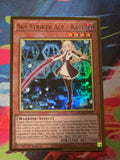 Sky Striker Ace - Raye Premium Gold Rare Maximum Gold: El Dorado MGED-EN017 1st Edition LP Yu-Gi-Oh!