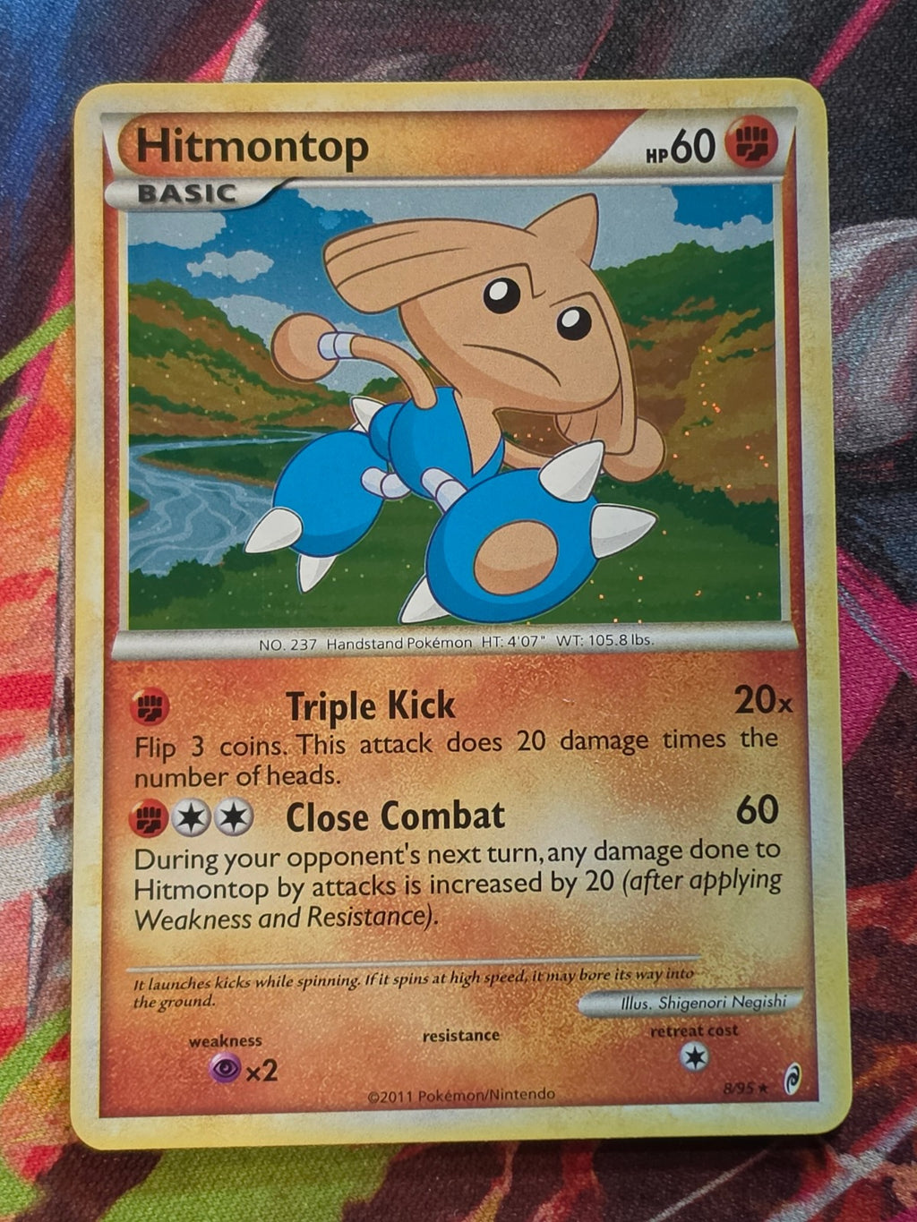 Hitmontop Holo Rare Call of Legends 8/95 NM Pokemon
