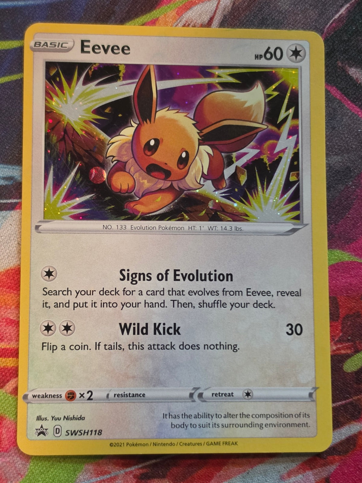 Eevee Promo SWSH: Sword & Shield Promo Cards SWSH118 LP+ Pokemon
