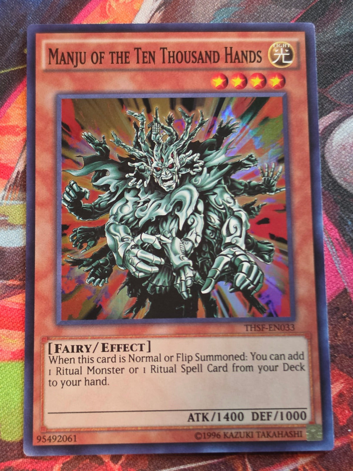 Manju of the Ten Thousand Hands Super Rare The Secret Forces THSF-EN033 Unlimited LP Yu-Gi-Oh!
