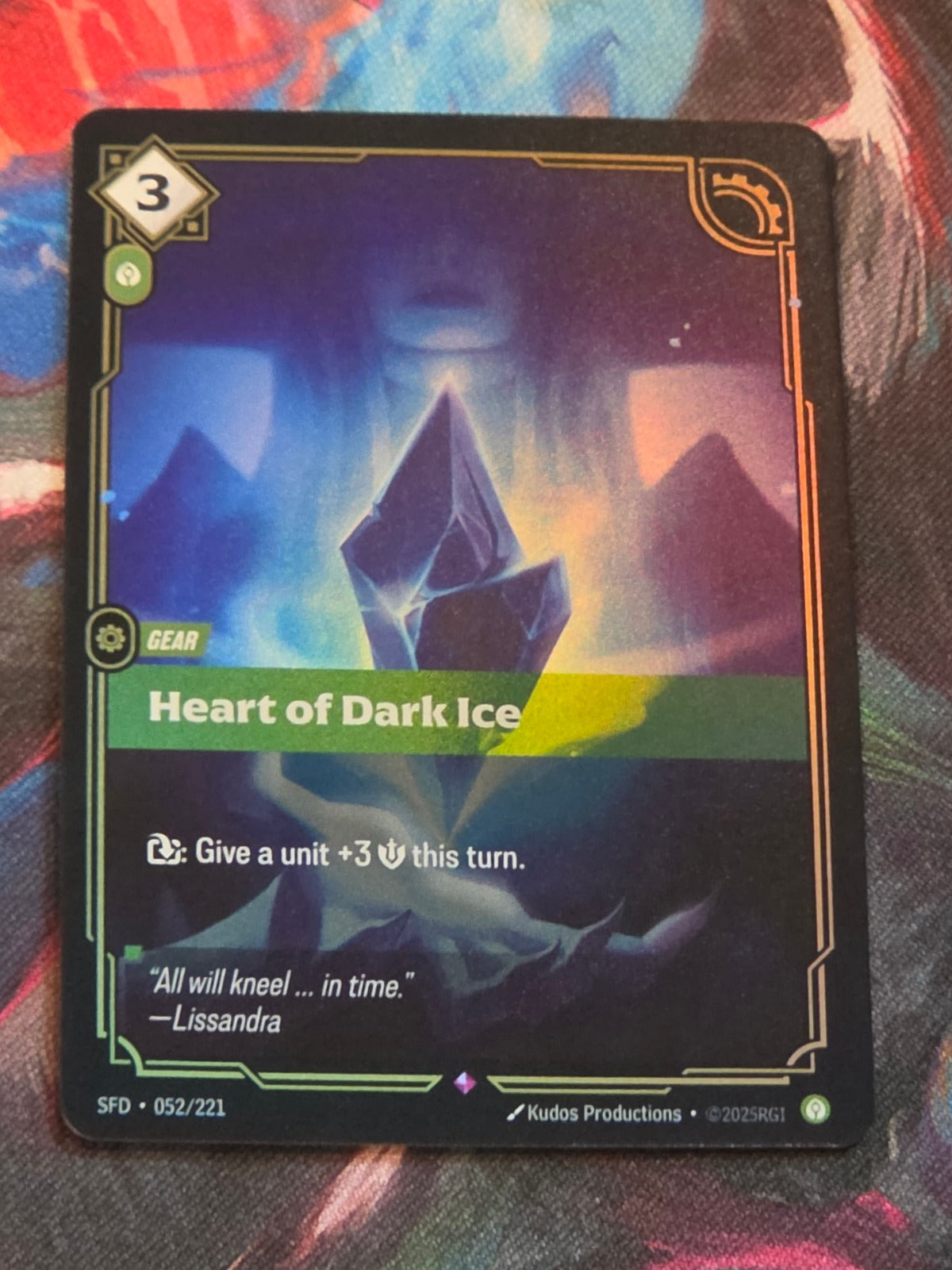 Heart of Dark Ice - 052/221 - Spiritforged - Rare - NM