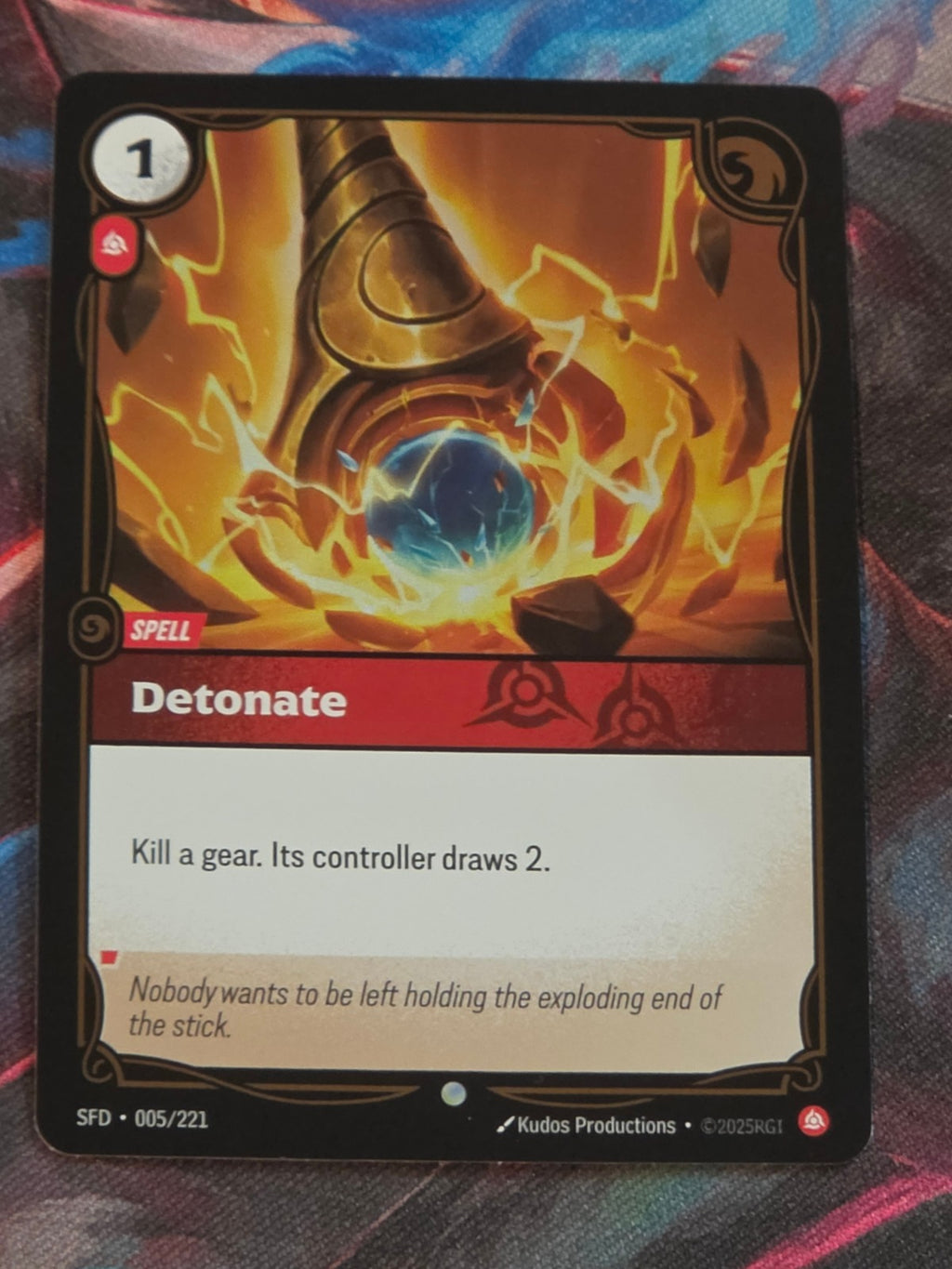 Detonate - 005/221 - Spiritforged - Common - NM