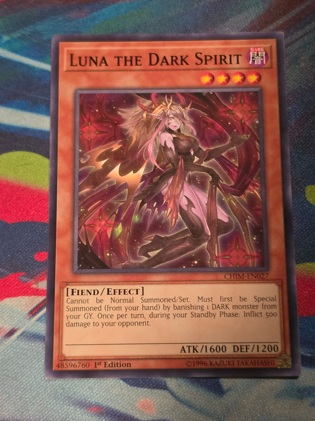 Luna the Dark Spirit Common Chaos Impact CHIM-EN027 LP