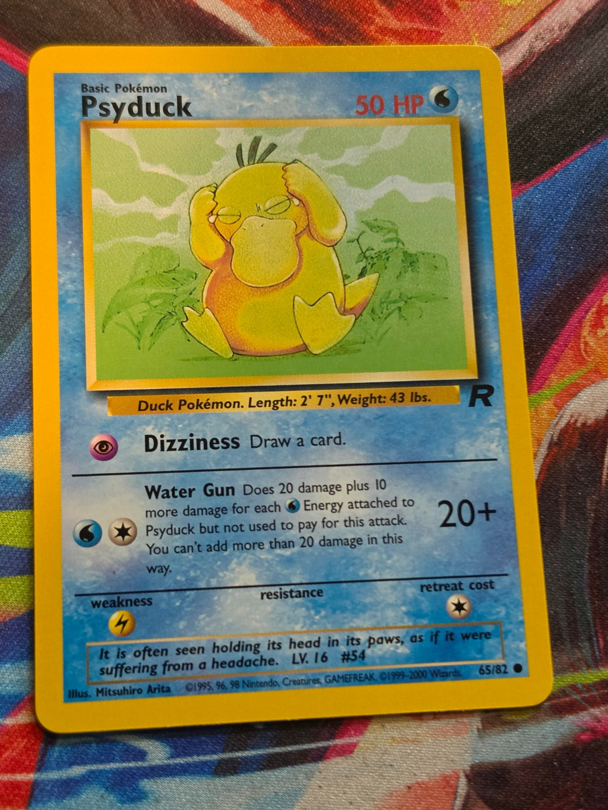 Psyduck - 65/82 - Team Rocket - Common - LP Pokemon