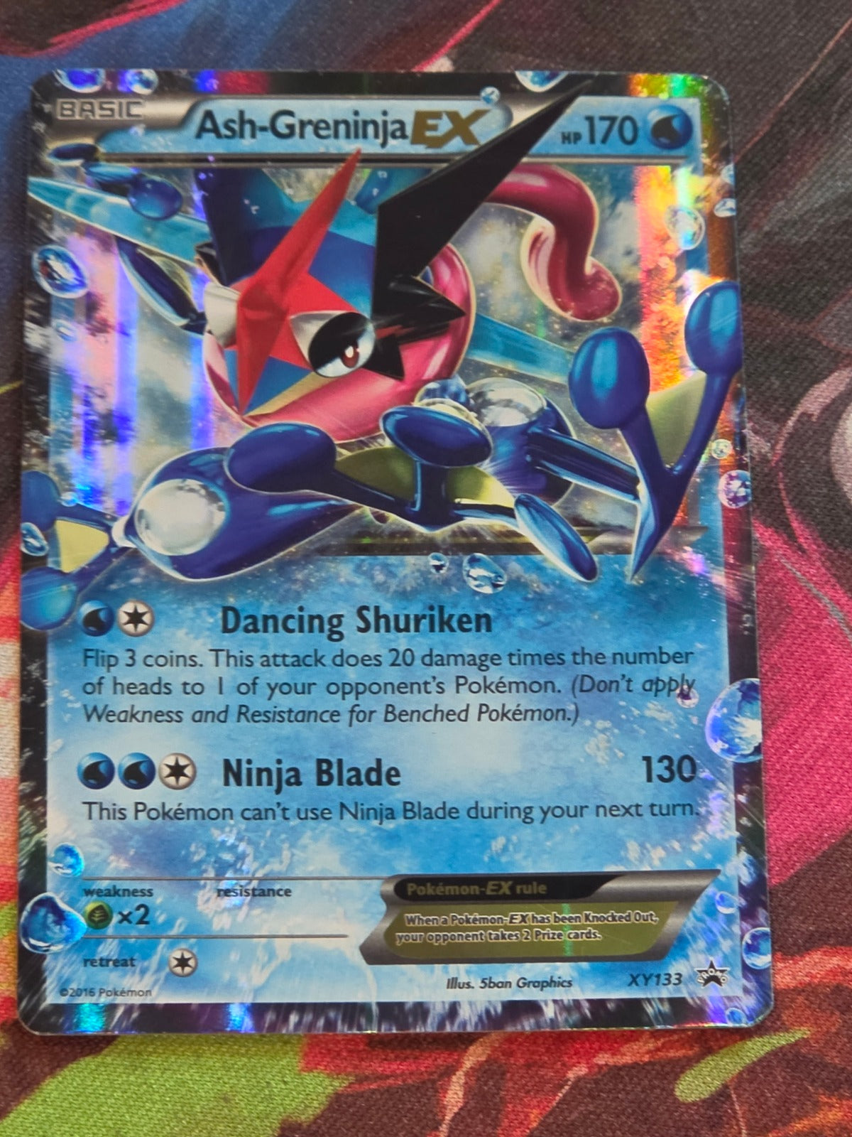 Ash-Greninja EX Promo XY Promos XY133 LP-/MP+ Pokemon