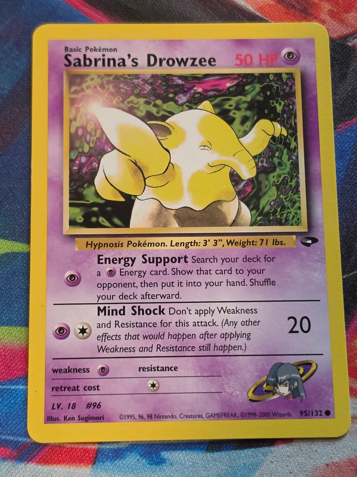 Sabrina's Drowzee - 095/132 - Gym Challenge - Common - Unlimited - NM Pokemon