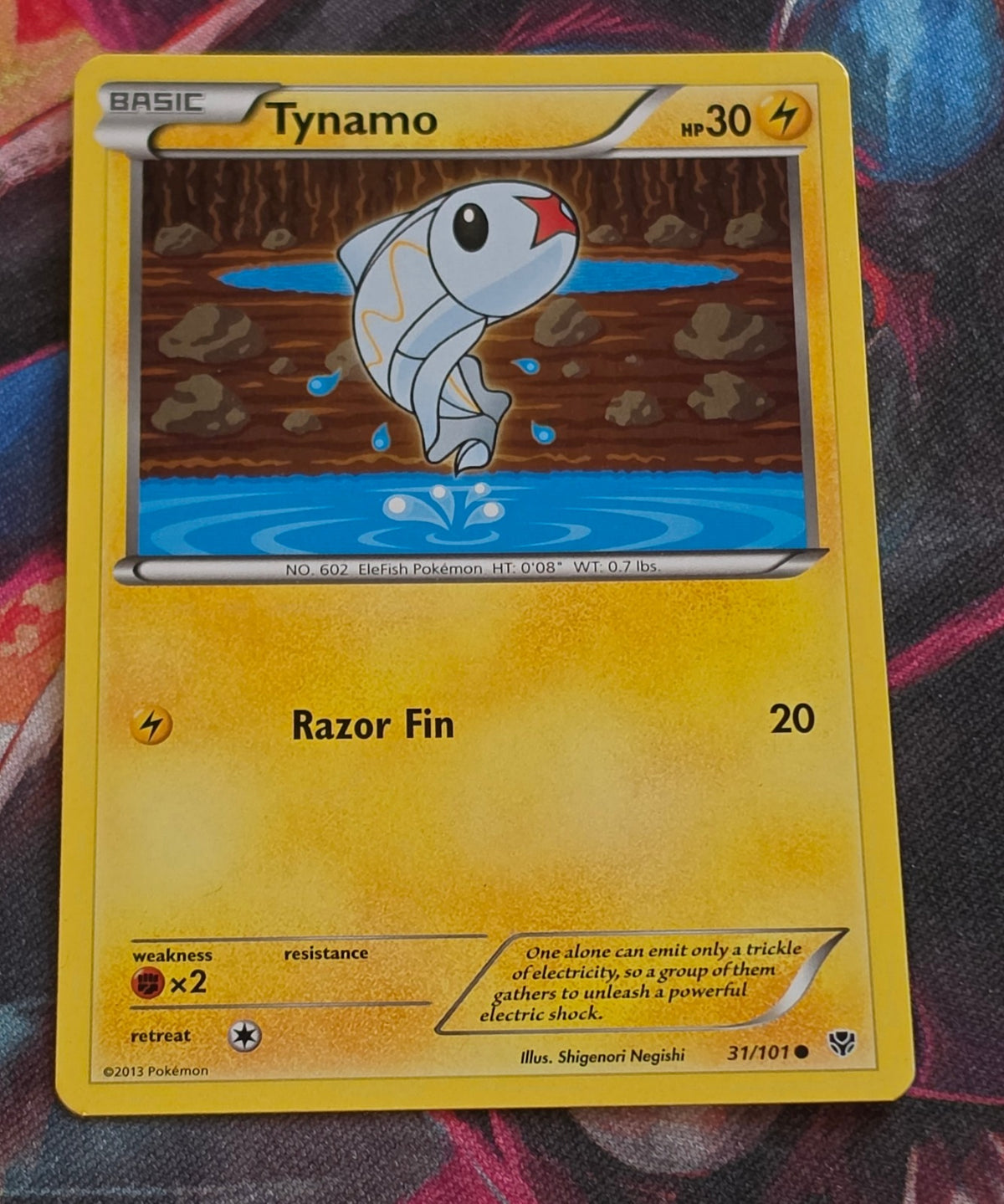 Tynamo - 31/101 - Plasma Blast - Common - LP - Pokemon