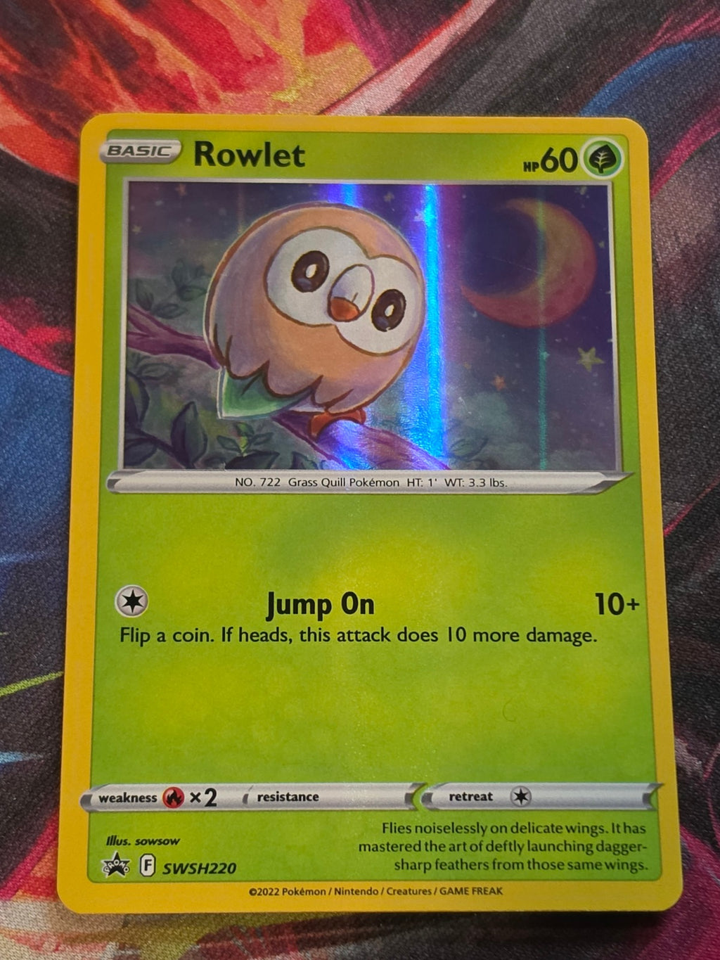 Rowlet - SWSH220 - SWSH: Sword & Shield Promo Cards - Promo - NM Pokemon