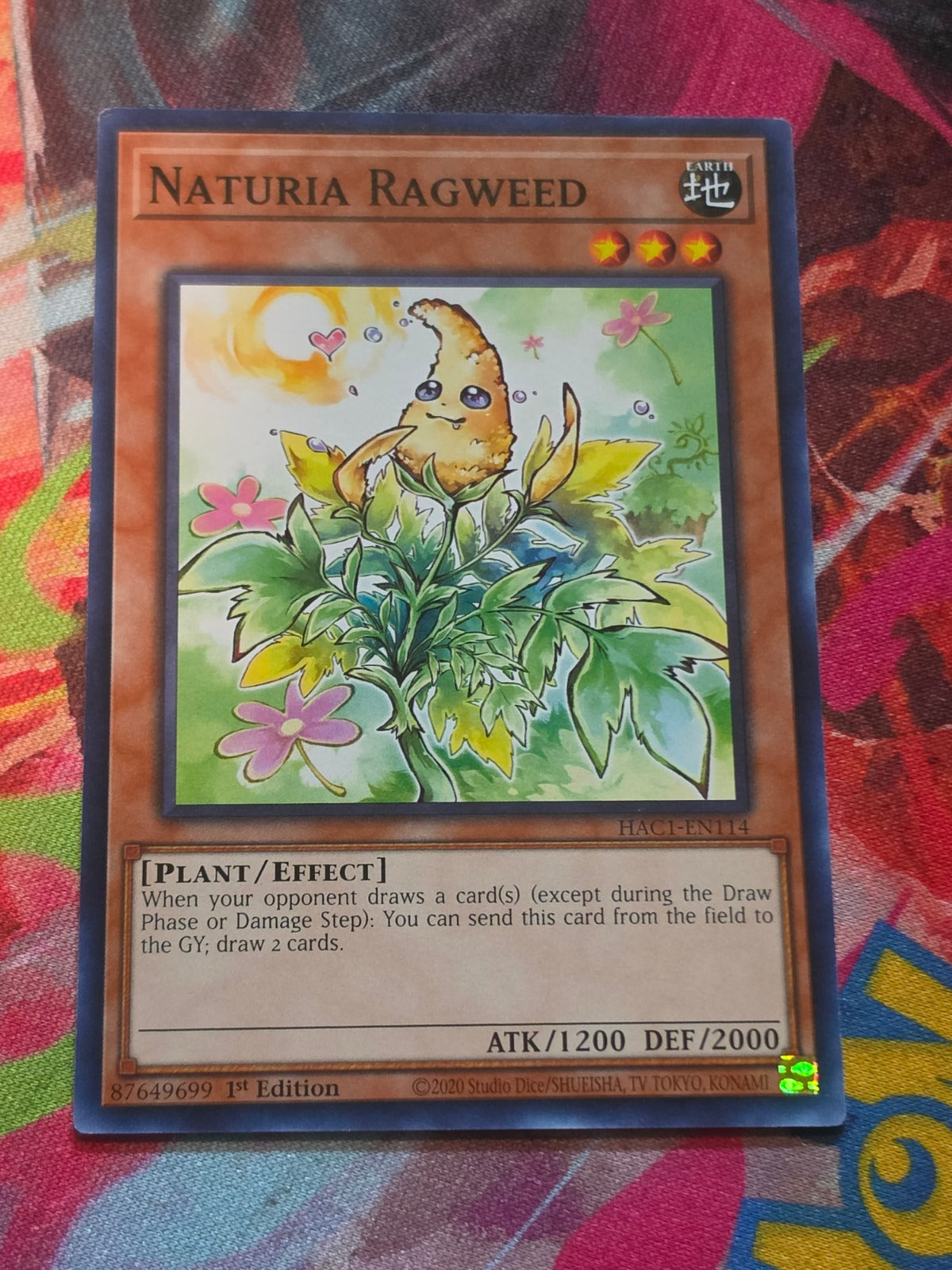Naturia Ragweed Common Hidden Arsenal: Chapter 1 HAC1-EN114 LP