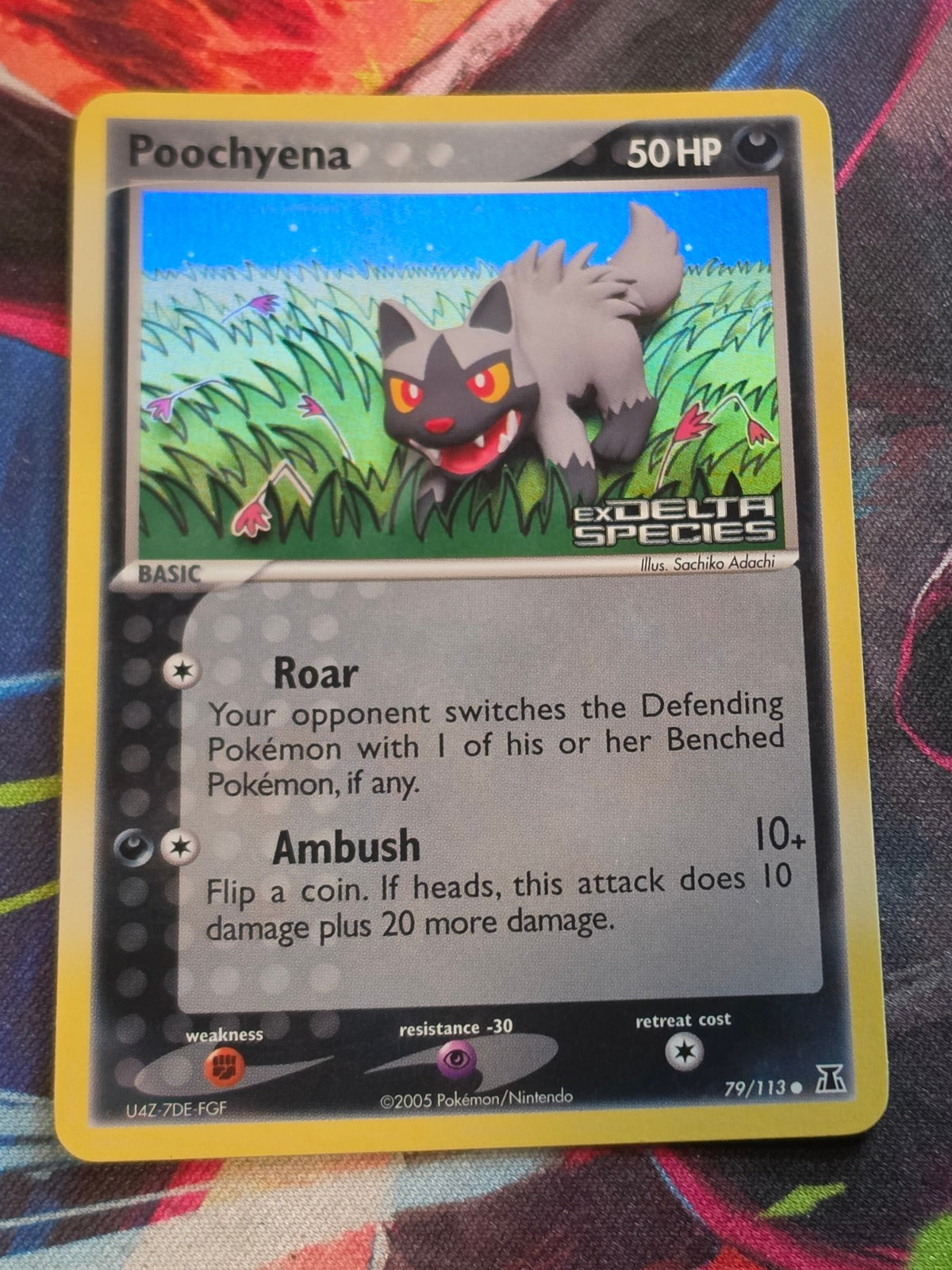 Poochyena Reverse Holo Common EX Delta Species 79/113 NM-/LP+ Pokemon
