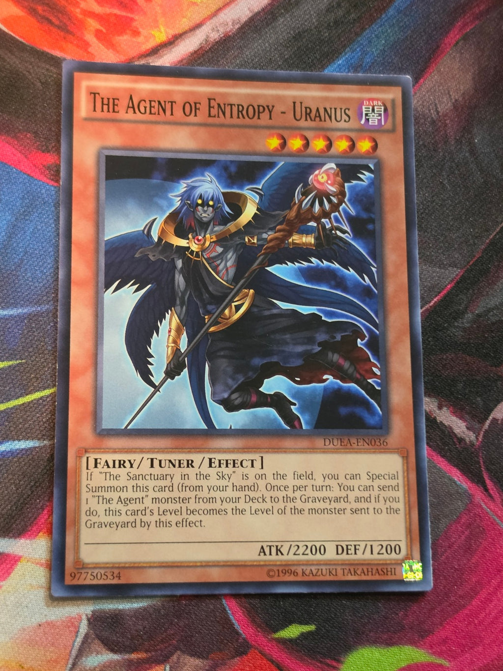 The Agent of Entropy - Uranus Common Duelist Alliance DUEA-EN036 LP