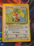 Farfetch'd Unlimited Base Set Uncommon 027/102 MP Pokemon