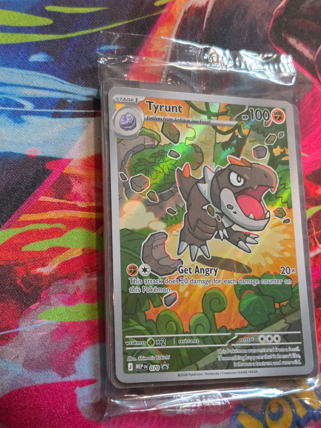 Tyrunt Promo ME: Mega Evolution Promo 070 NM SEALED Pokemon (Back)