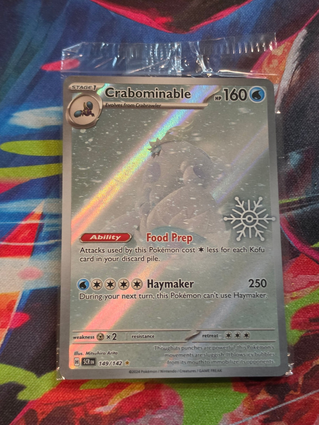 Crabominable (Holiday Calendar) Illustration Rare Miscellaneous Cards & Products 149/142 NM SEALED Pokemon