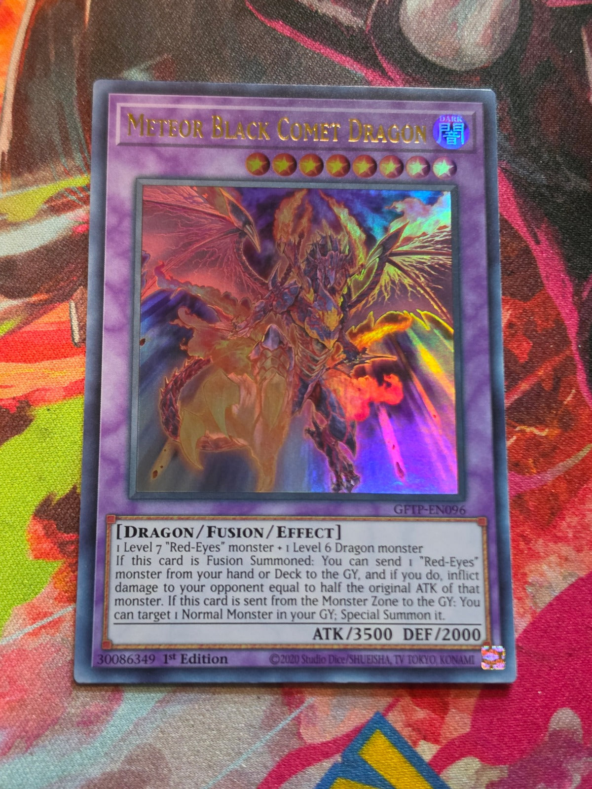 Meteor Black Comet Dragon Ultra Rare Ghosts From the Past GFTP-EN096 1st Edition NM Yu-Gi-Oh!