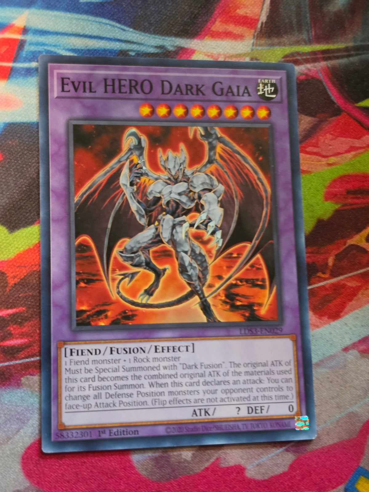 Evil HERO Dark Gaia Common Legendary Duelists: Season 3 LDS3-EN029 LP
