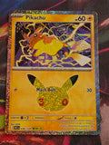 Pikachu - 030/128 - ME: 30th Celebration - Pikachu Rare - NM - Pokemon