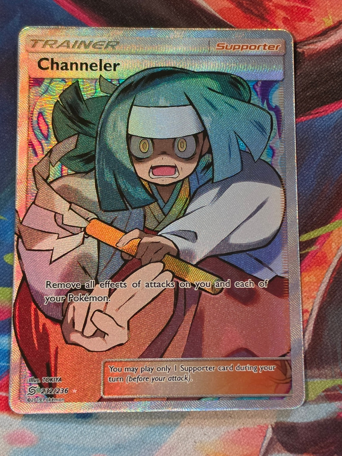 Channeler Full Art Ultra Rare Unified Minds 232/236 NM Pokemon