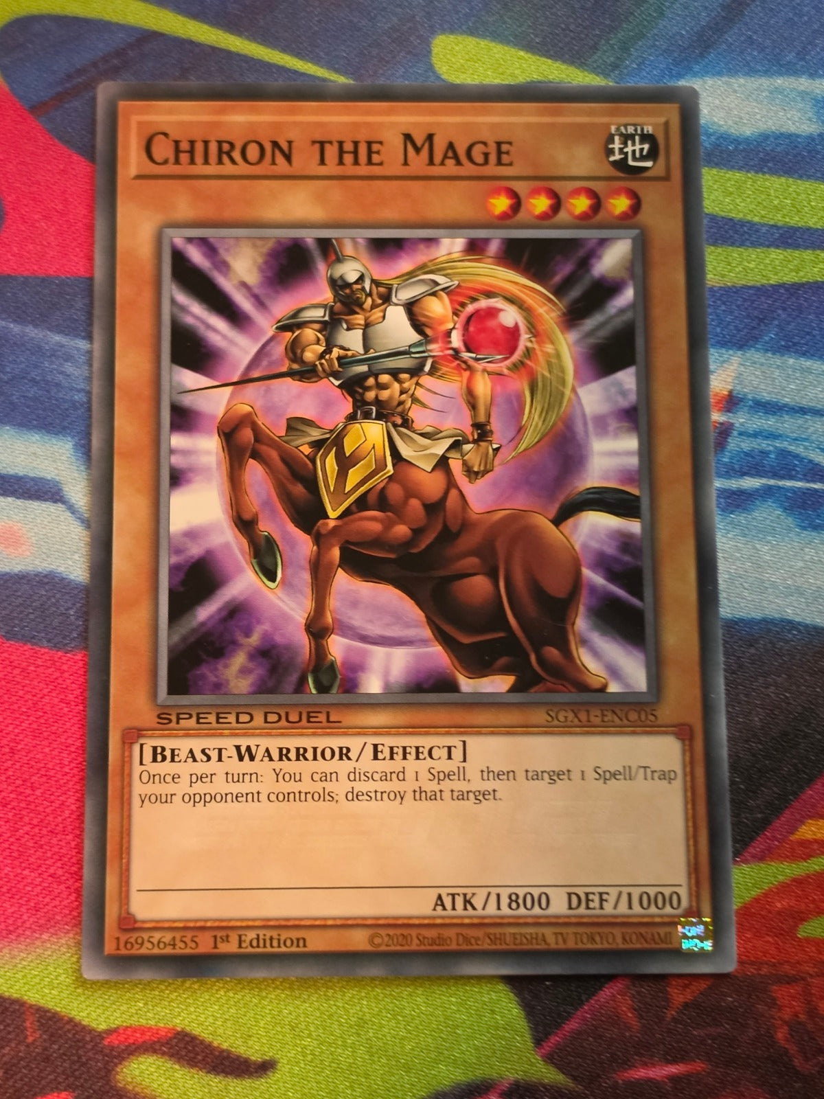 Chiron the Mage Common Speed Duel GX: Duel Academy Box SGX1-ENC05 1st Edition LP Yu-Gi-Oh!